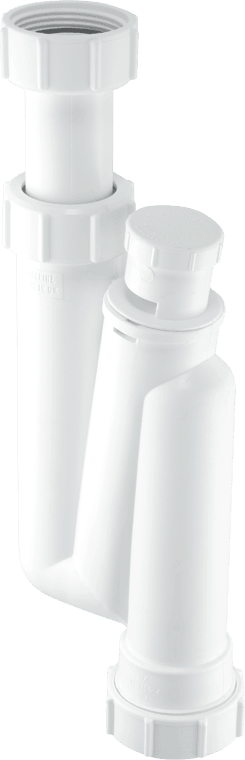 McAlpine OBT1V 1.25" Offset Silent Basin Trap - Getplumb