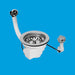 McAlpine PUFS113CP PopUp Basket Strainer Waste with Overflow C/P - Getplumb