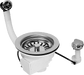 McAlpine PUFS113CP PopUp Basket Strainer Waste with Overflow C/P - Getplumb