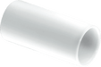 McAlpine R1 .75" Overflow Straight Connector - Getplumb