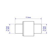 McAlpine R14 .75" Overflow In Line NonReturn Valve - Getplumb