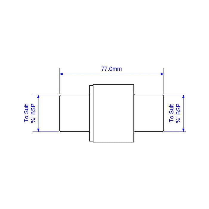 McAlpine R14 .75" Overflow In Line NonReturn Valve - Getplumb