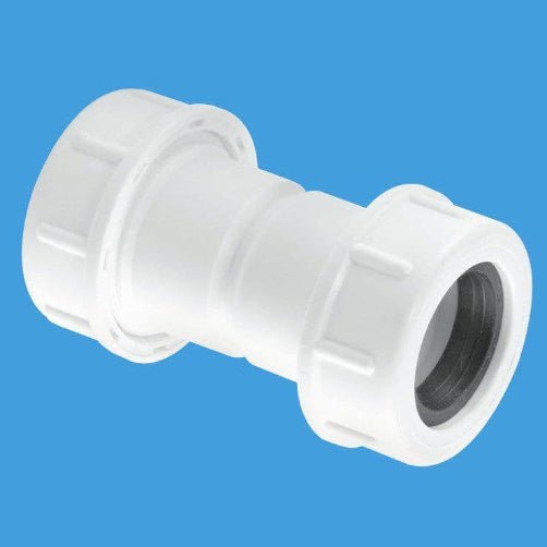 McAlpine R1M .75" Universal Overflow Straight Connector - Getplumb