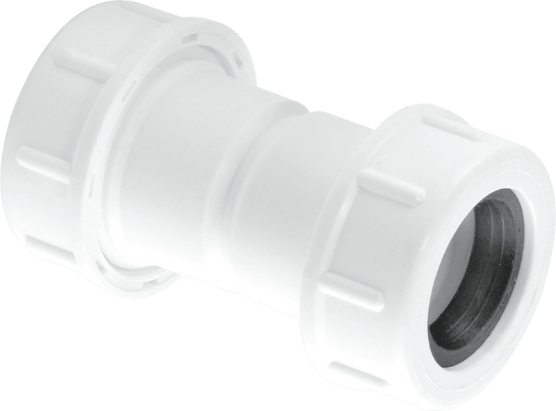 McAlpine R1MCO .75" Universal Overflow Straight Connector - Getplumb