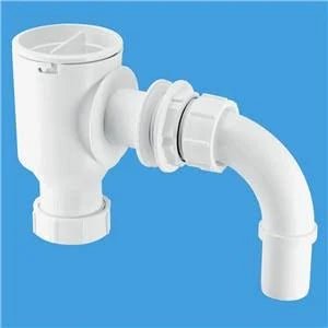 McAlpine R45 1.5" Screened Tank Overflow Connector - Getplumb