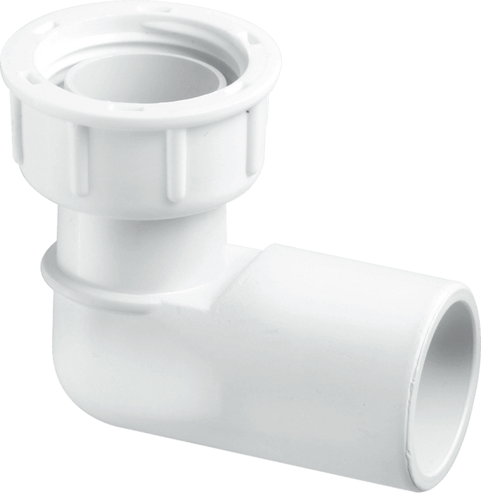 McAlpine R8A .75" Overflow 90deg Female Coupling - Getplumb