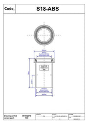 McAlpine S18ABS 1.25" Pushfit to Solvent Straight Connector - Getplumb