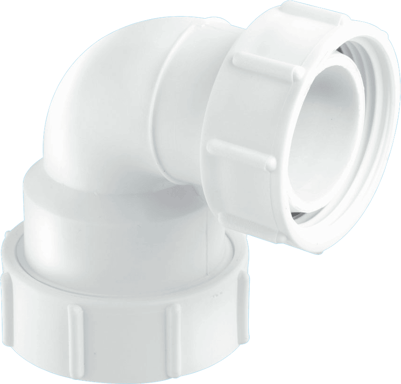 McAlpine S5MA 1.25" Multifit x BSP Nut 95deg Bend - Getplumb