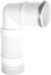 McAlpine Short Flexible 90° BTW Pan Connector - WC - CON8F18 - BTW - Getplumb