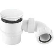 McAlpine SHOWERTRAP 50mmSEAL 85mmMUSHROOM - WH - Getplumb