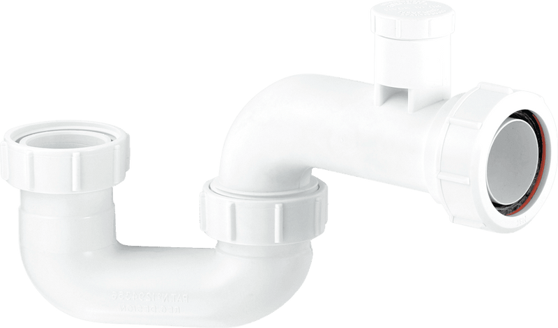 McAlpine SMP10V 1.5" Silent Bath Trap No Overflow - Getplumb