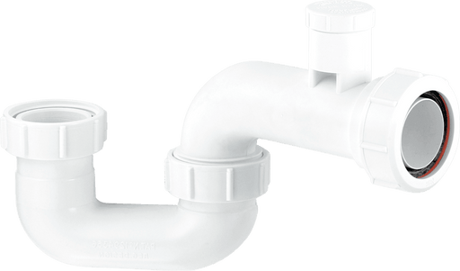 McAlpine SMP10V 1.5" Silent Bath Trap No Overflow - Getplumb