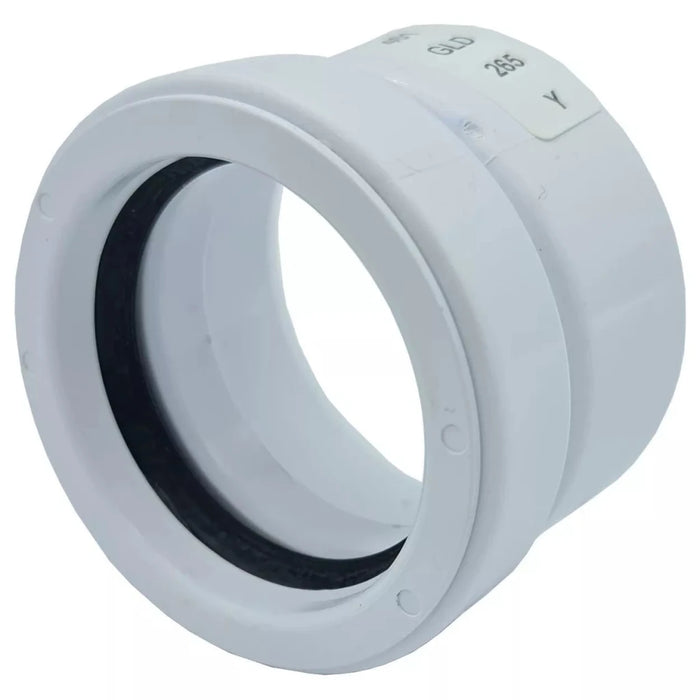 McAlpine Solvent Adaptor 50mm to 2" – European Metric to UK Imperial | HCUP50UKADAP - Getplumb