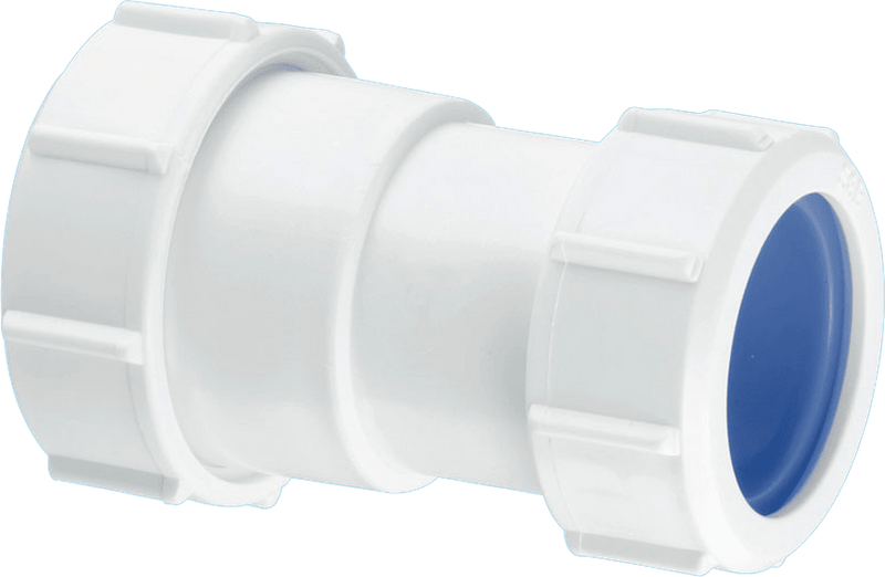McAlpine ST28LISO 1.25" x 40mm Euro Straight Connector - Getplumb