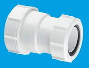 McAlpine ST28M 1.25"x 1.5" Straight Connector - Getplumb