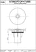 McAlpine ST90 Brass Flange + Dip Tube — Sink & Basin Drain Fitting - Getplumb