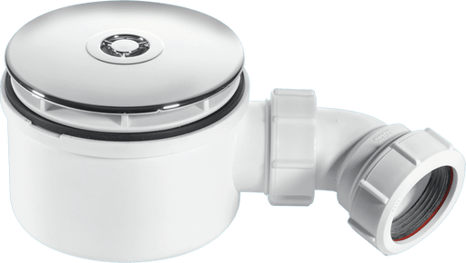 McAlpine ST90CB1070 90mm Shower Trap C/P Brass - Getplumb