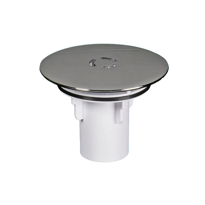 McAlpine ST90 Brass Flange + Dip Tube — Sink & Basin Drain Fitting