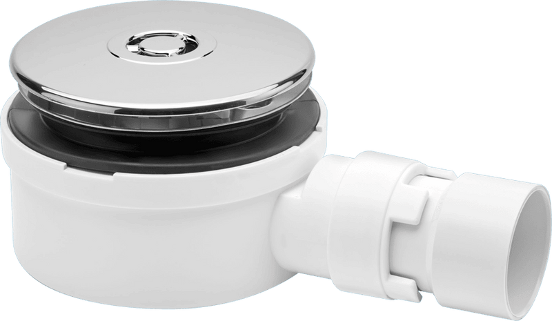 McAlpine ST90CP1053 Shower Trap with C/P Plastic Mercedes Grid - Getplumb
