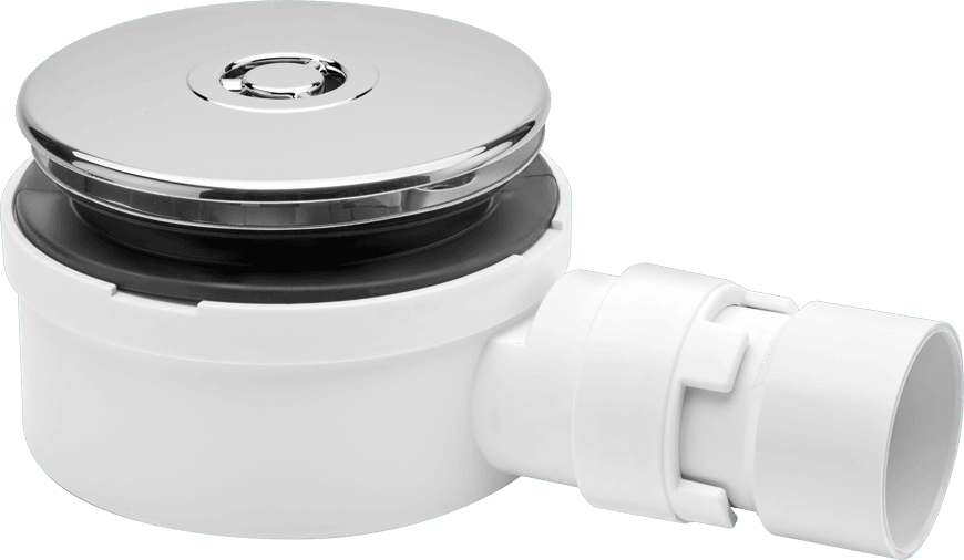 McAlpine ST90CP1053 Shower Trap with C/P Plastic Mercedes Grid - Getplumb