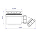 McAlpine ST90CP1070 Shower Trap C/P Plastic 90mm - Getplumb