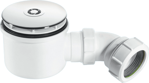 McAlpine ST90CP10HP 90mm High Flow Shower Trap C/P Plastic - Getplumb