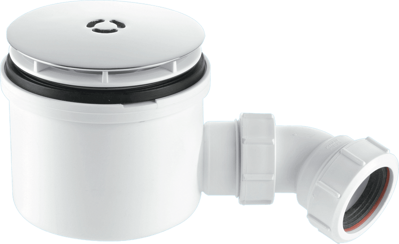 McAlpine ST90CP10HP2 90mm Shower Trap C/P Plastic - Getplumb