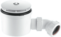 McAlpine ST90CP10HP2 90mm Shower Trap C/P Plastic - Getplumb