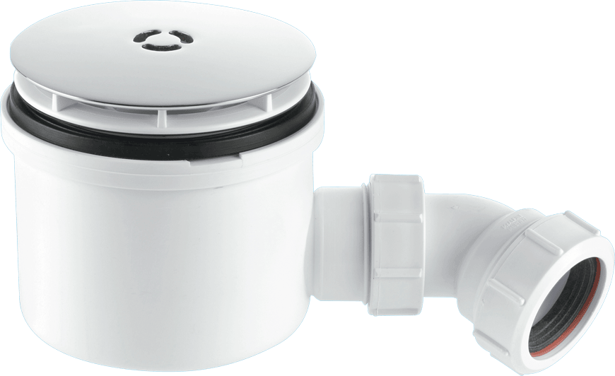 McAlpine ST90CP10HP2 90mm Shower Trap C/P Plastic - Getplumb