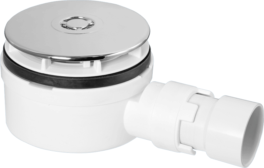 McAlpine ST90CP10NRV 90mm Shower Trap with NonReturn Valve 1.1/2" - Getplumb