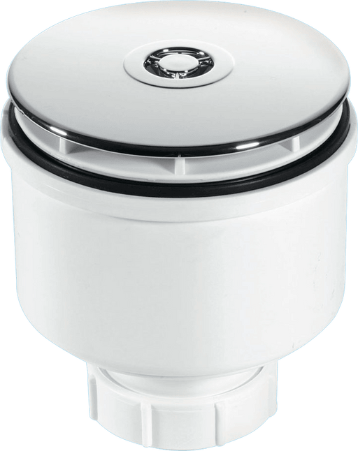 McAlpine ST90CP10V 90mm Vertical Shower Trap C/P Plastic - Getplumb