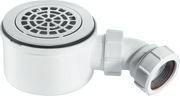 McAlpine ST90CPBP70 90mm Shower Trap C/P Brass - Getplumb