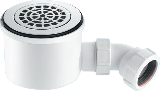 McAlpine ST90CPBPHP2 90mm Shower Trap C/P Brass - Getplumb