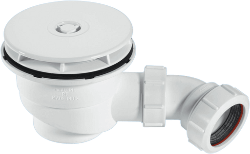 McAlpine ST90WH10 90mm Shower Trap White - Getplumb