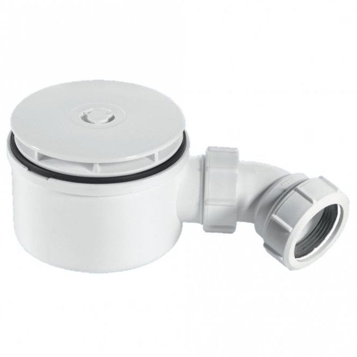 McAlpine ST90WH1070 90mm Shower Trap White - Getplumb