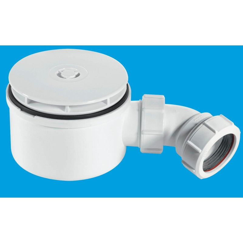 McAlpine ST90WH1070 90mm Shower Trap White - Getplumb