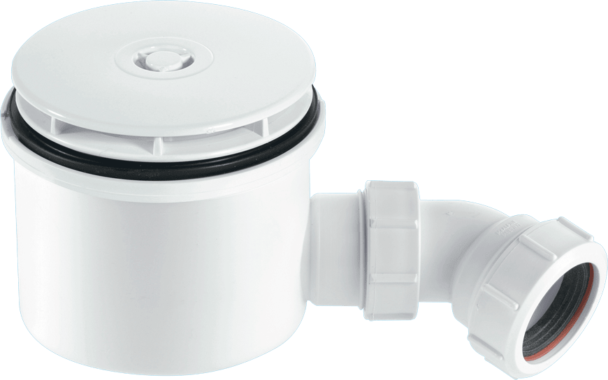 McAlpine ST90WH10HP2 Shower Trap White - Getplumb