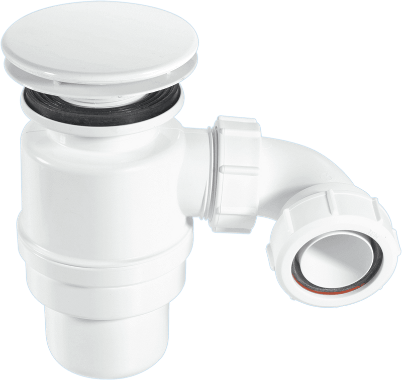 McAlpine STW11M Mushroom Top Shower Trap White - Getplumb