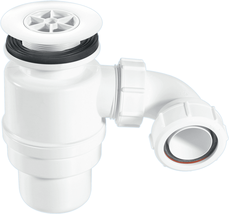 McAlpine STW11R Grid Top Shower Trap White - Getplumb