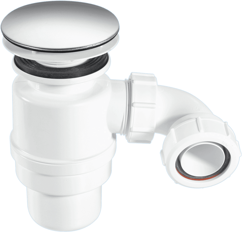 McAlpine STW12M Mushroom Top Shower Trap S/S - Getplumb