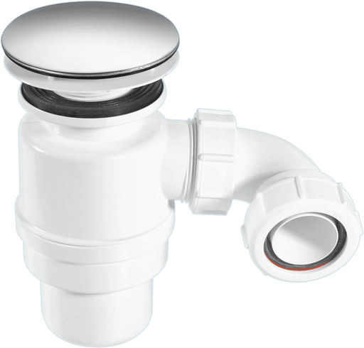 McAlpine STW12M Mushroom Top Shower Trap S/S - Getplumb