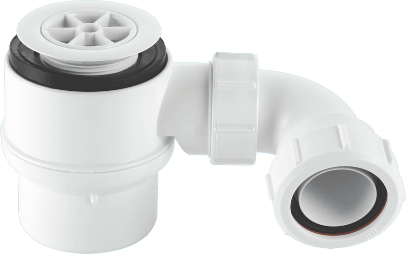 McAlpine STW295 Grid Top Shower Trap White - Getplumb