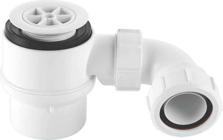 McAlpine STW295 Grid Top Shower Trap White - Getplumb
