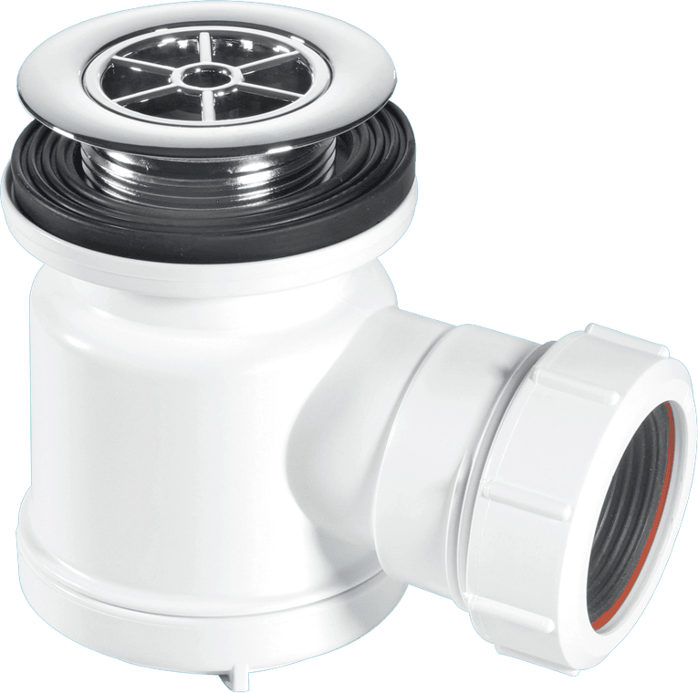 McAlpine STW3RB Grid Top Shower Trap C/P Brass - Getplumb