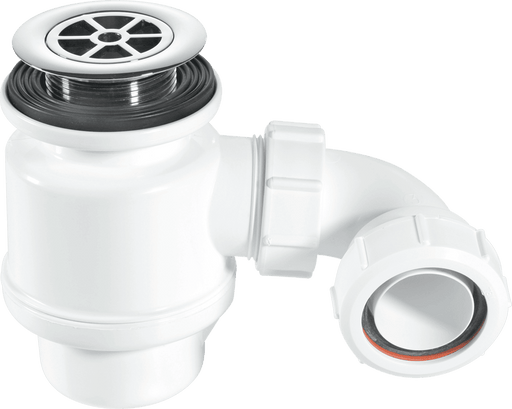 McAlpine STW4RB Grid Top Shower Trap C/P Brass - Getplumb