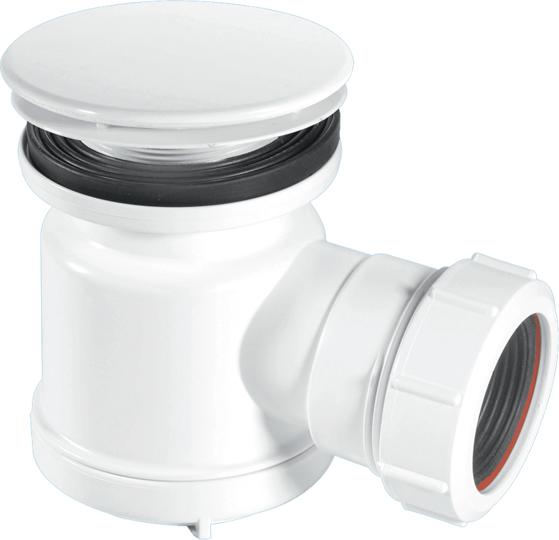 McAlpine STW5M Mushroom Top Shower Trap White - Getplumb