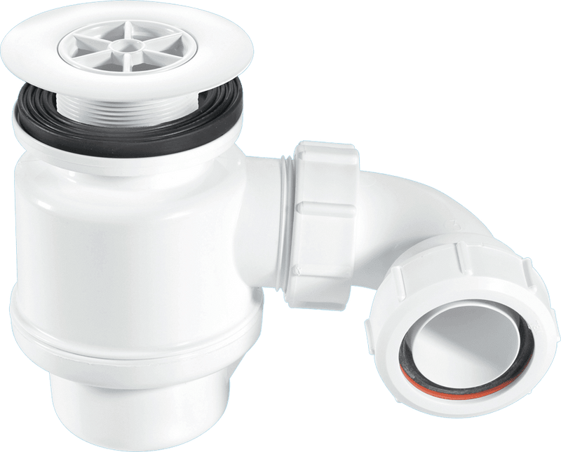 McAlpine STW6R Grid Top Shower Trap White - Getplumb
