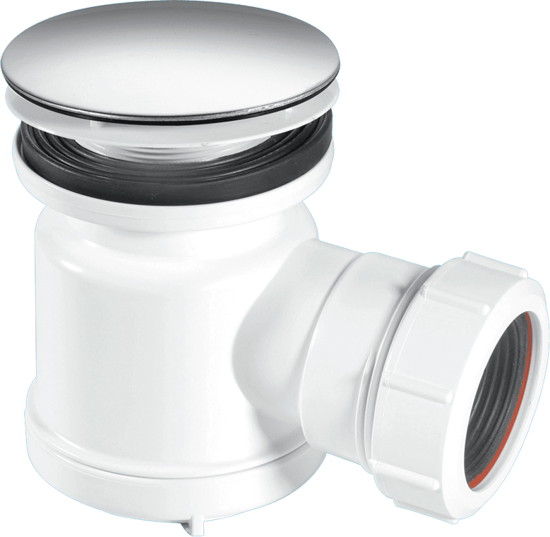 McAlpine STW7M Mushroom Top Shower Trap S/S - Getplumb