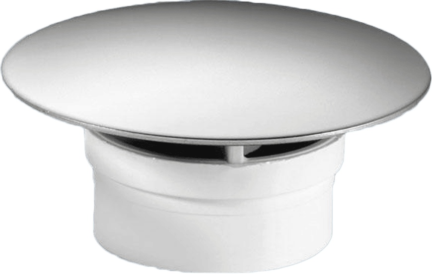 McAlpine STW85WHM 85mm Shower Trap Mushroom Grid White - Getplumb