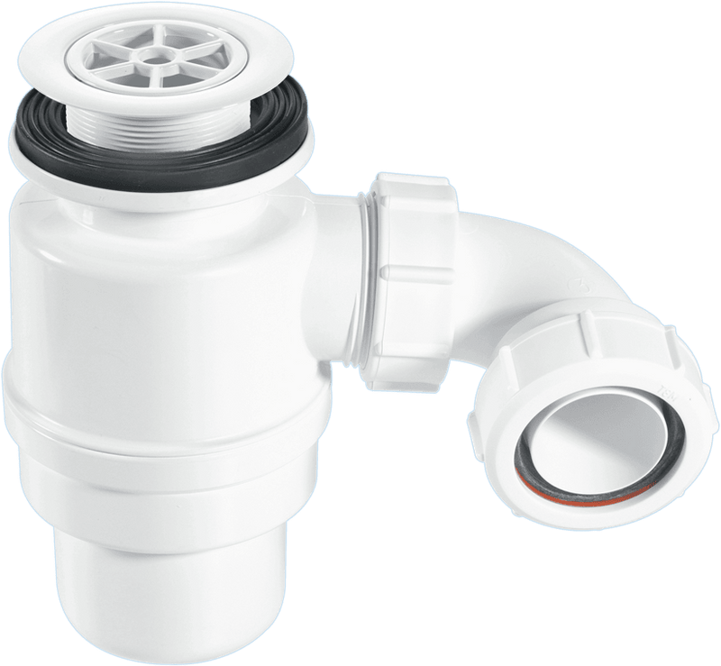 McAlpine STW9R Grid Top Shower Trap White - Getplumb